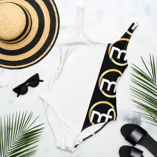 POOL SIDE One-Piece Swimsuit - white