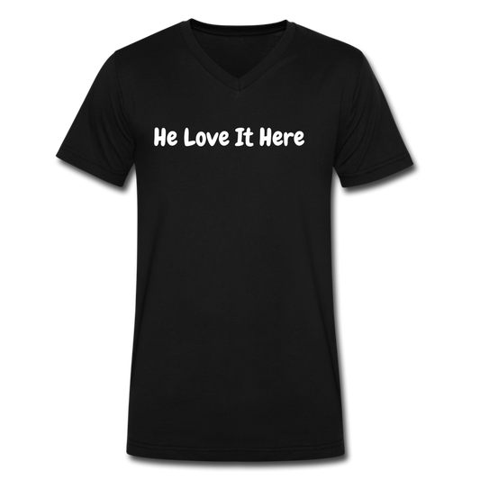 Love V-Neck T-Shirt - black