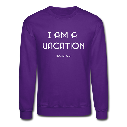 I am - Sweatshirt - purple
