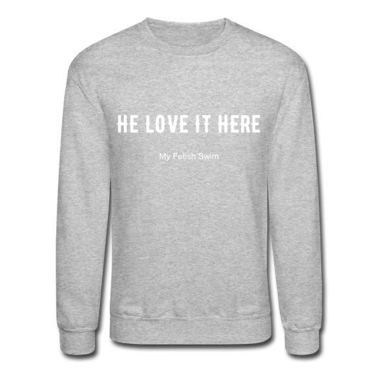 LOVE IT - Crewneck Sweatshirt - heather gray