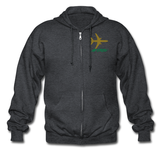 MF CREW Hoodie - deep heather