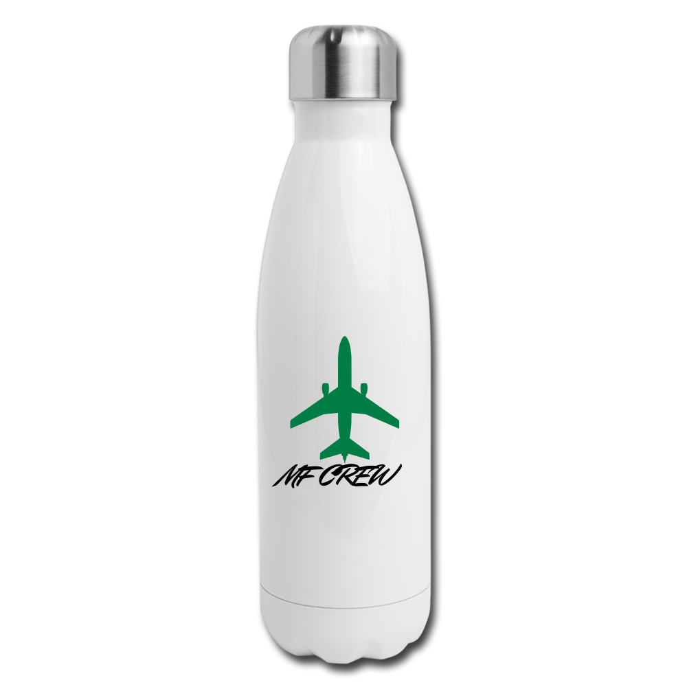 MF CREW Insulated Stainless Steel Water Bottle - white