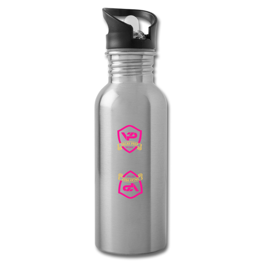 VACAY PREP Water Bottle - silver