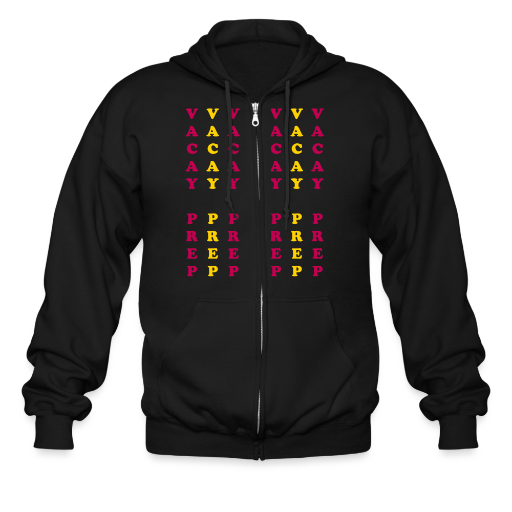 Men's Zip Hoodie - black