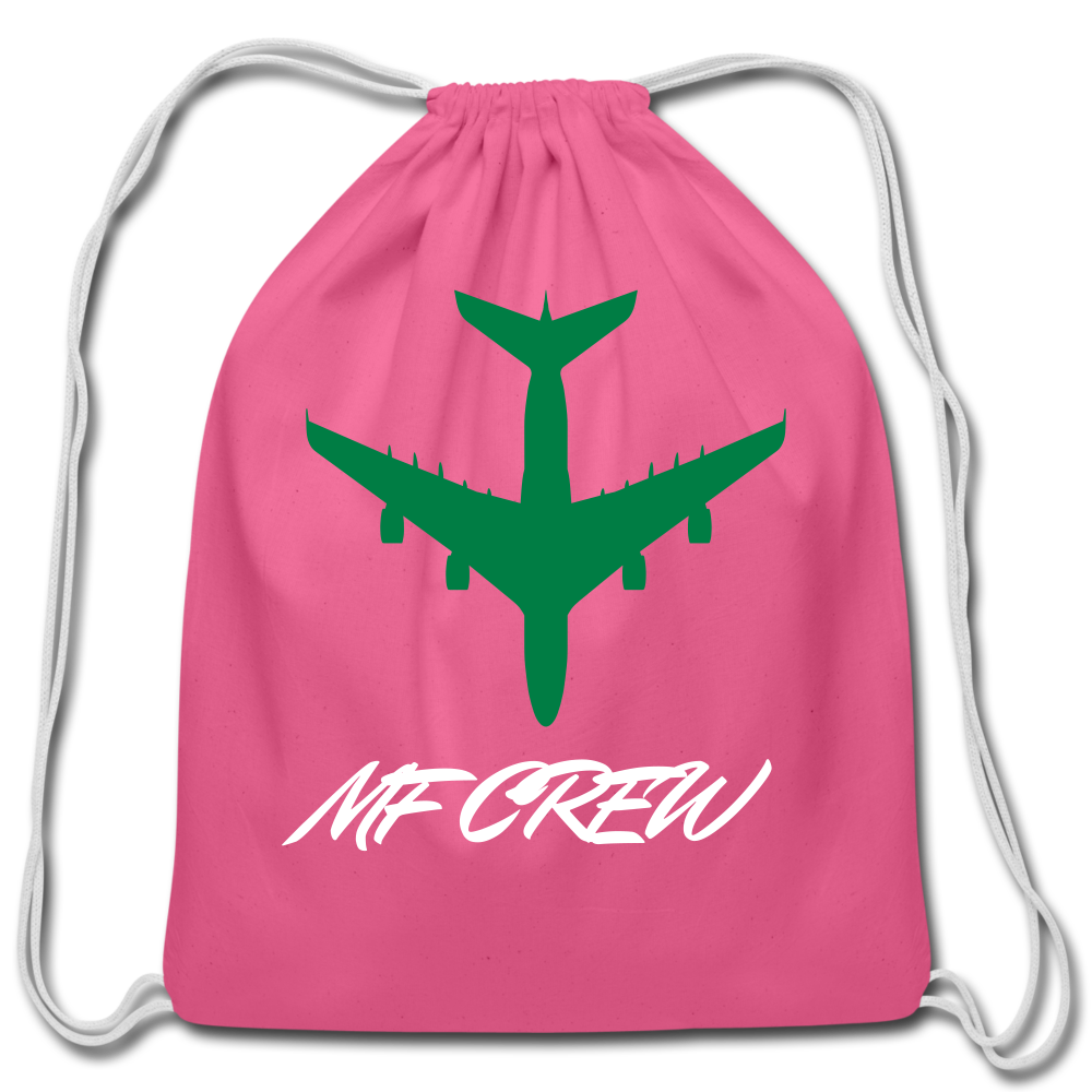 MF CREW Drawstring  Laundry Bag - pink