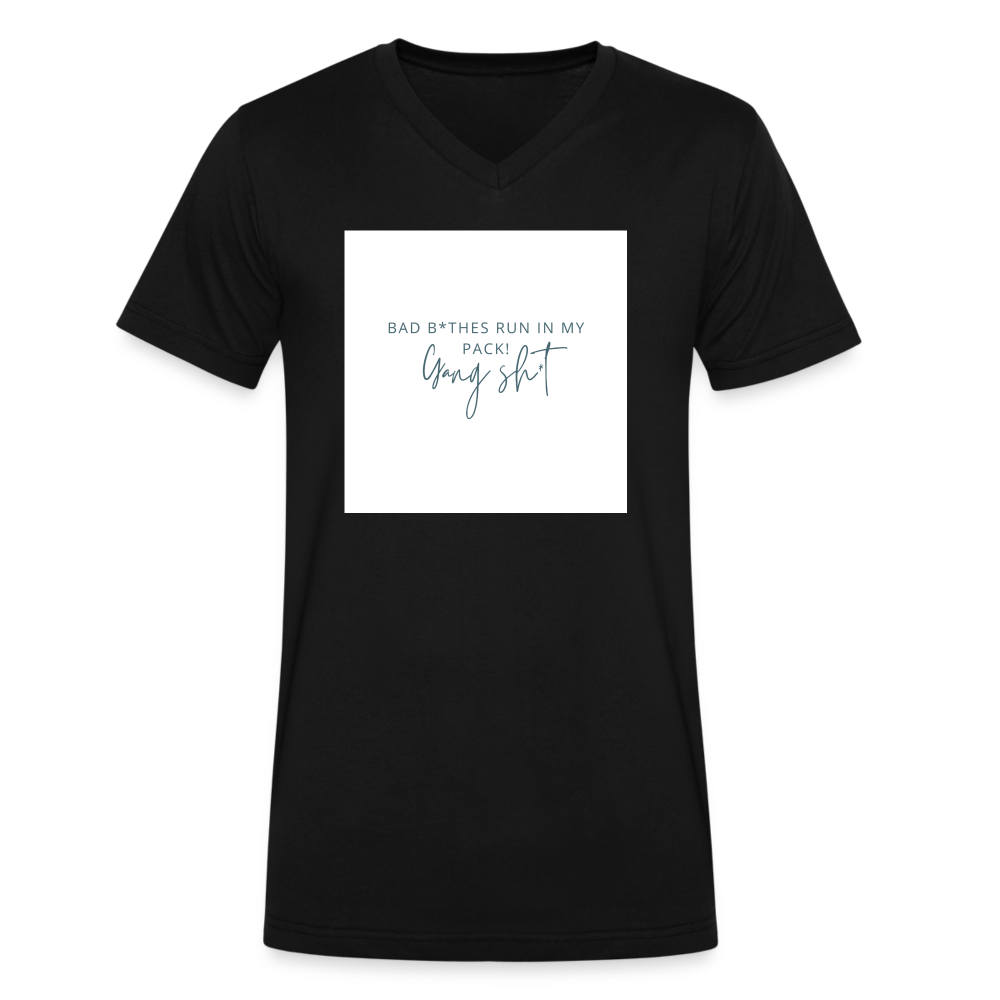 Gang Sh*t V Neck - black