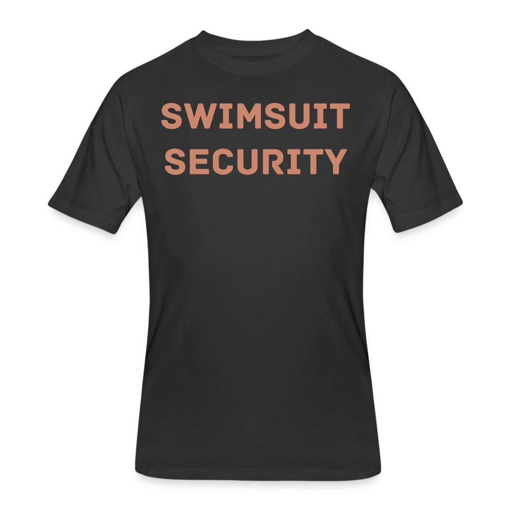 Swimsuit Security- Pink Glitter - black