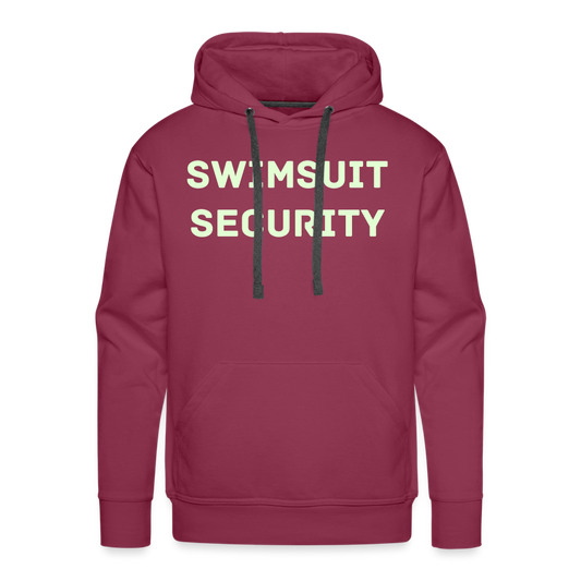 Swimsuit Security Hoodie - Glow - burgundy