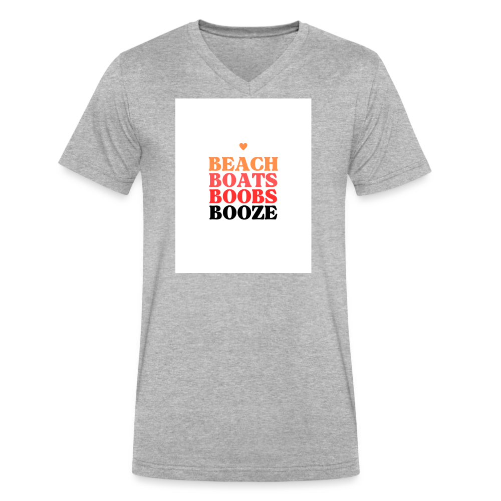 4Bs - Red - heather gray