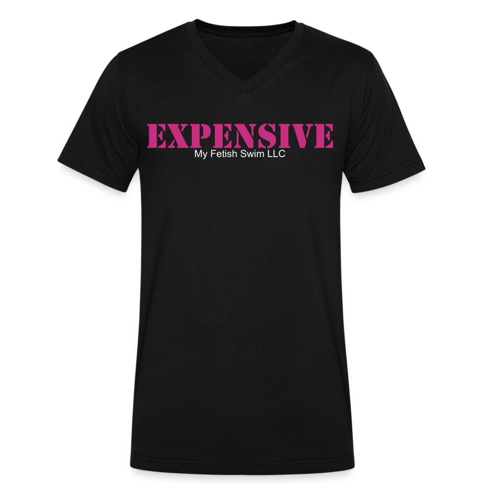 Expensive V-Neck T-Shirt - black