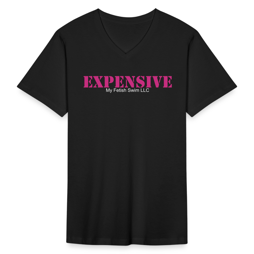 Expensive V-Neck T-Shirt - black