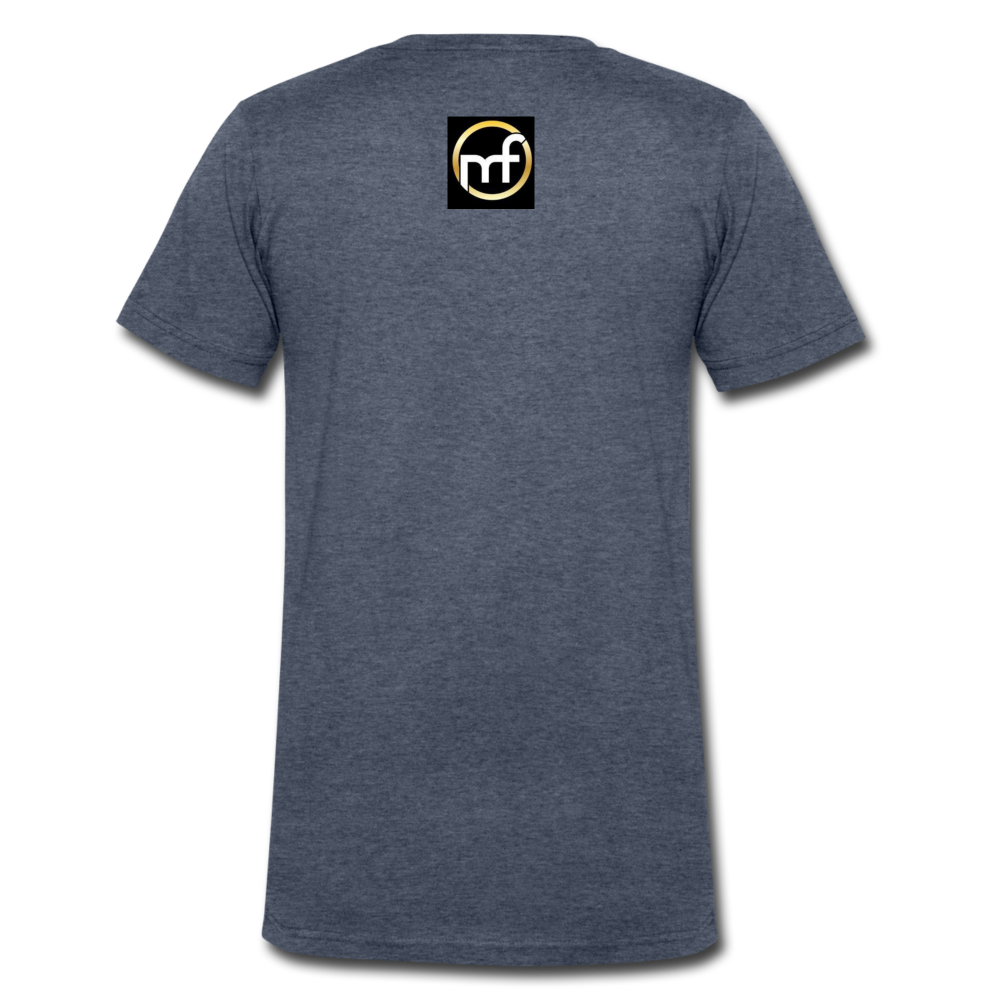 Love V-Neck T-Shirt - heather navy