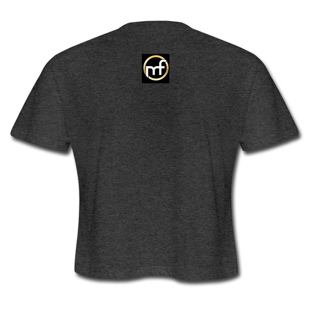 LOVE Cropped T-Shirt (she) - deep heather