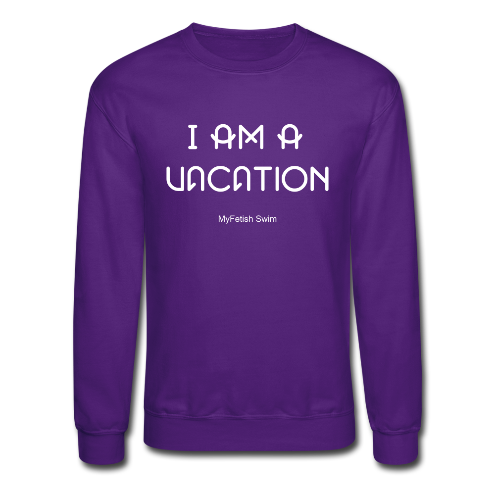 I am - Sweatshirt - purple