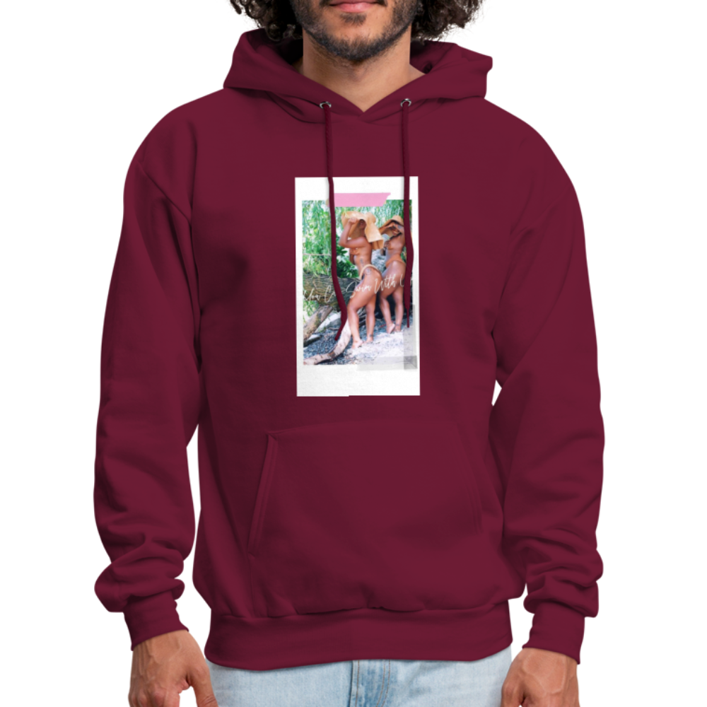 Men's Hoodie - burgundy