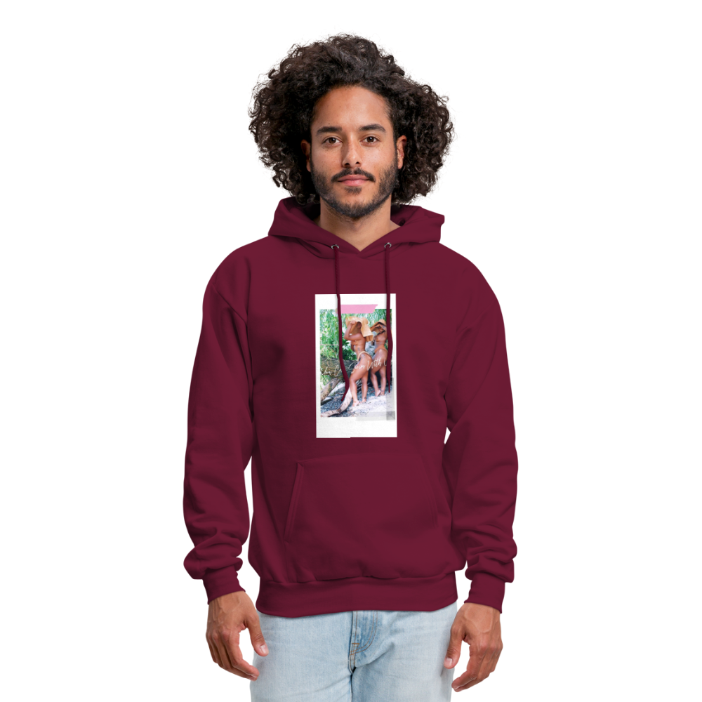Men's Hoodie - burgundy