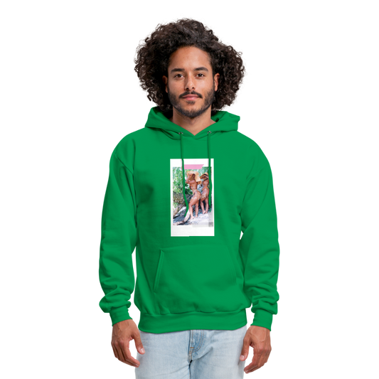 Men's Hoodie - kelly green