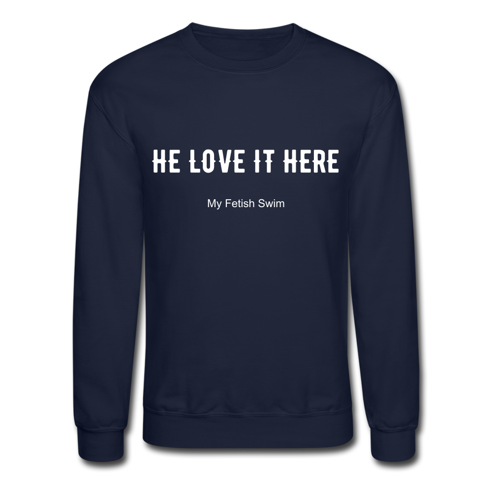 LOVE IT  - Crewneck Sweatshirt - navy