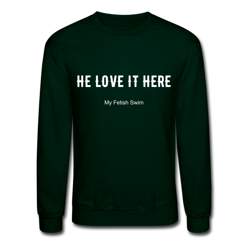 LOVE IT  - Crewneck Sweatshirt - forest green