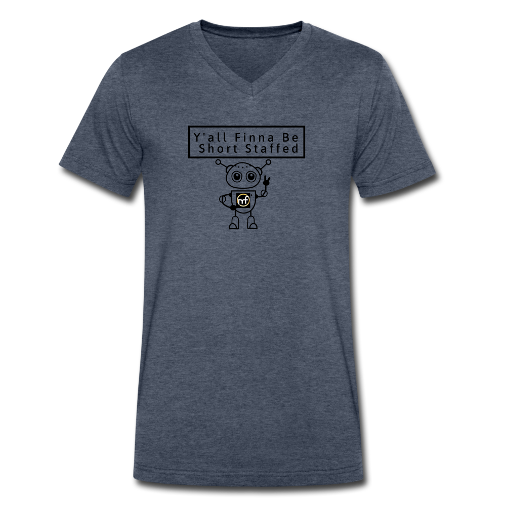 Short Staffed 2.0 - heather navy