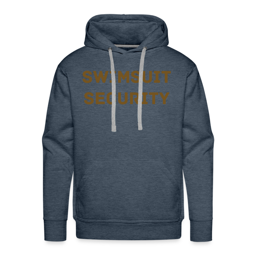 Swimsuit Security Hoodie - heather denim