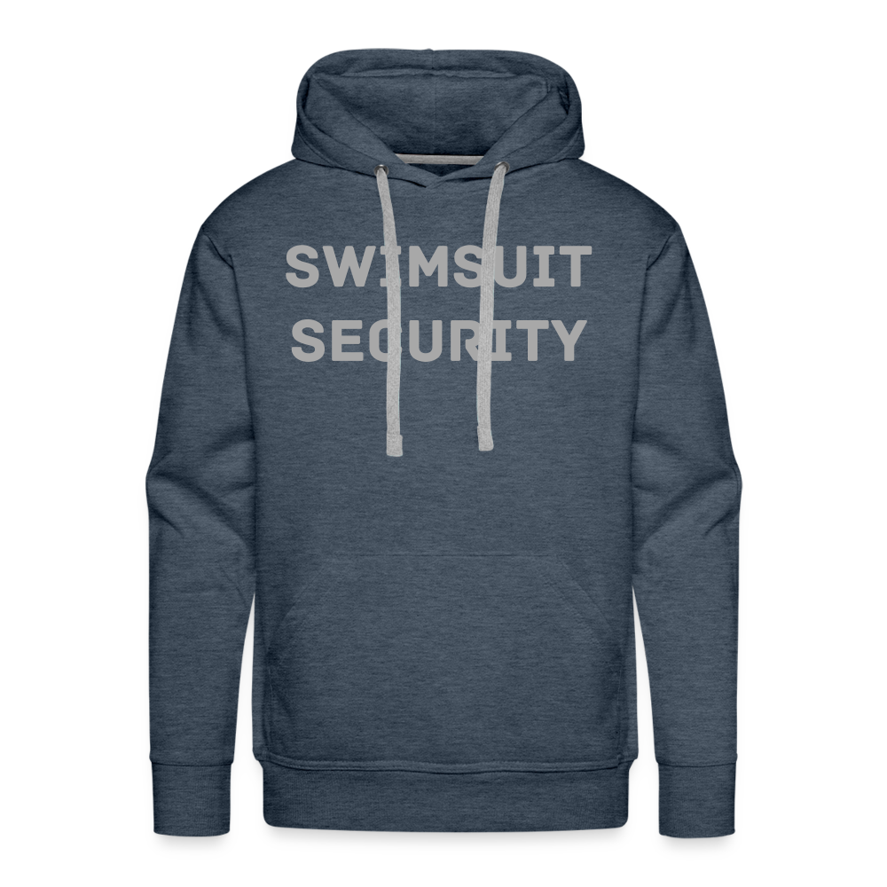 Swimsuit Security Hoodie - heather denim