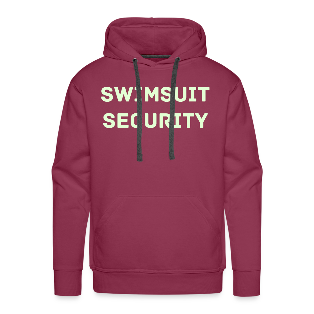 Swimsuit Security Hoodie - Glow - burgundy
