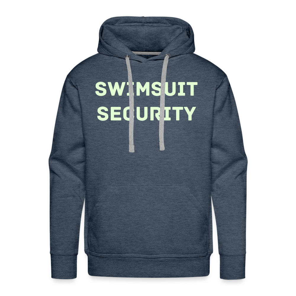 Swimsuit Security Hoodie - Glow - heather denim