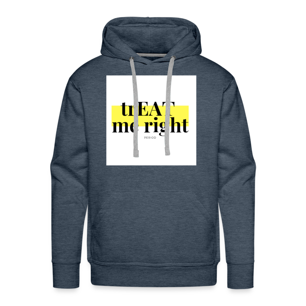 trEAT me Hoodie - heather denim